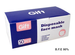 CAJA de 50 mascarillas de 3 capas No-médica / B.F.E. 90%