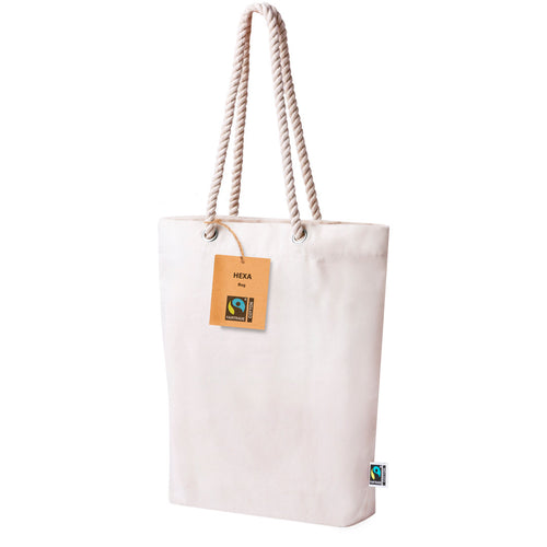 Bolsa Hexa Fairtrade 38 cm x 45 cm x 10.5 cm