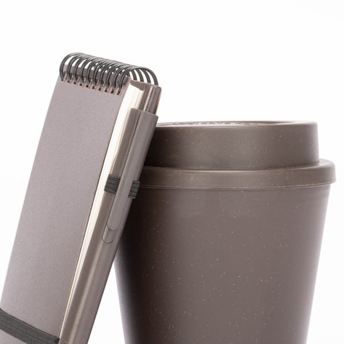 Set KAUAI: Mug, Libreta A6, Bolígrafo y Caja