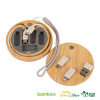 Connect Multicargador 6 en 1 de Bamboo y Trigo.