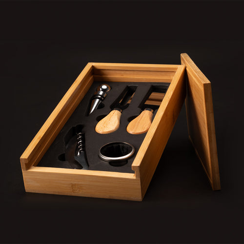 Set Wine & Cheese "FUTRONO" de Bamboo