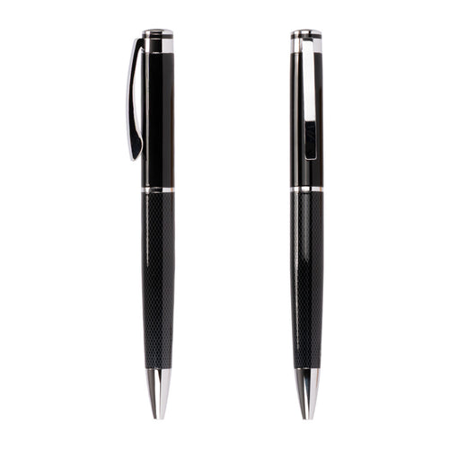 Bolígrafo ejecutivo "DARK" en estuche rígido negro.
