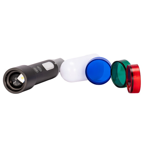 USB Linterna Táctica y lámpara recargable "HOOK" 15-en-1