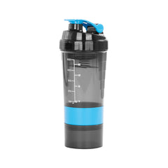 Vaso Gym para batidos proteína "SHAKE", con 4 compartimentos.