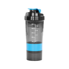 Vaso Gym para batidos proteína "SHAKE", con 4 compartimentos.