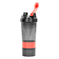 Vaso Gym para batidos proteína "SHAKE", con 4 compartimentos.