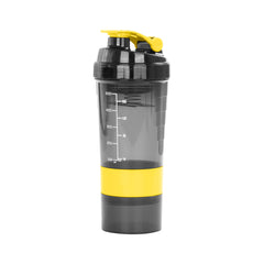 Vaso Gym para batidos proteína "SHAKE", con 4 compartimentos.