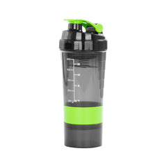 Vaso Gym para batidos proteína "SHAKE", con 4 compartimentos.