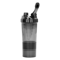 Vaso Gym para batidos proteína "SHAKE", con 4 compartimentos.