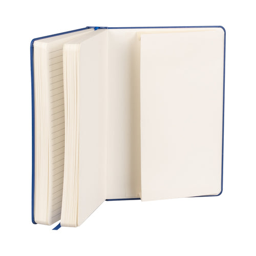 Cuaderno "ROMA" con tapa dura de Eco-Cuero y 196 hojas.