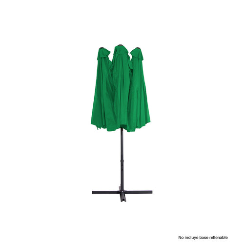 Quitasol ovalado "Twins" 4.55x2.7M