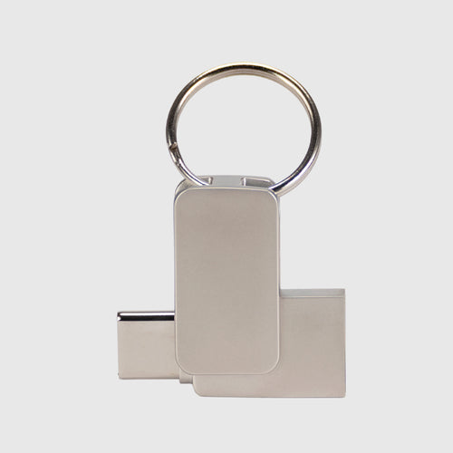 USB 3.0 Mini-Pendrive "Giro" de Acero inoxidable 16GB