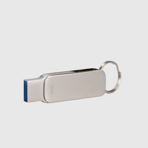 USB 3.0 Pendrive "Swivel" de Acero inoxidable 16GB