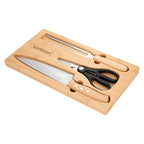 Set de asado / BBQ "BISTEC" color Natural