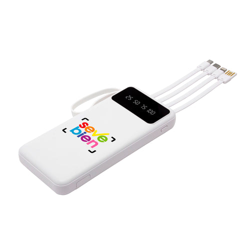 Power Bank multipuerto "MICHIGAN" color Blanco
