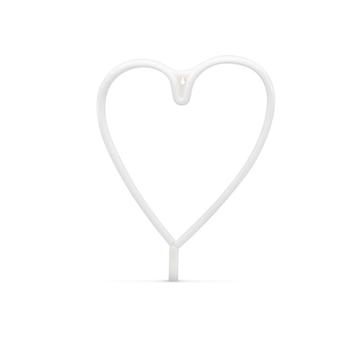  LUZ NEÓN CORAZÓN color Blanco