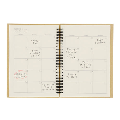 Libreta Planning Mensual Celik
