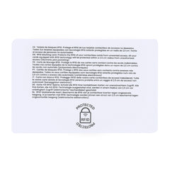 Tarjeta RFID Fatton