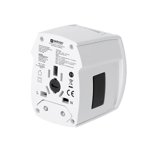 Adaptador Viaje Universal Skross MUV USB 30W PD