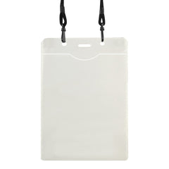 Porta-Credencial con Colgador Negro