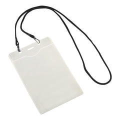 Porta-Credencial con Colgador Negro