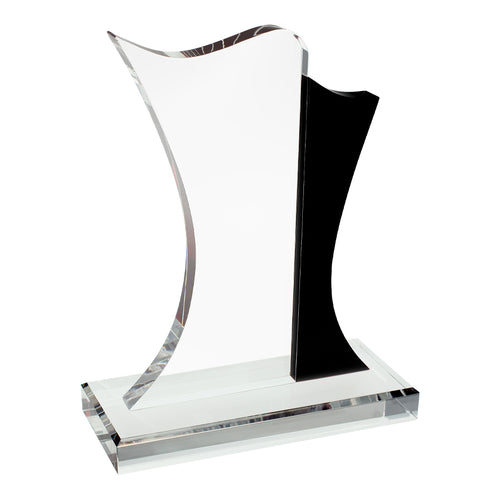 Trofeo Galvano Cristal Bauhaus