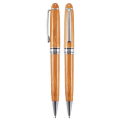 Set Bolígrafo Estuche de Bamboo