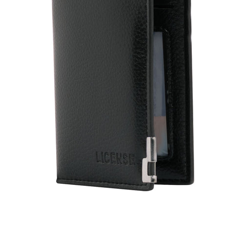 Porta-Tarjetas vertical de Eco-Cuero "LICENSE"