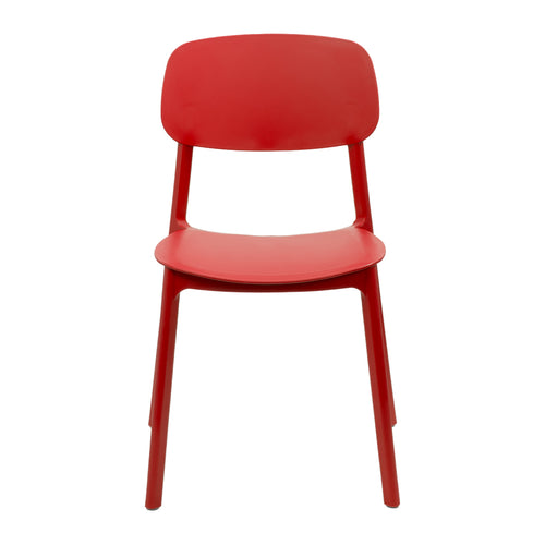 Silla apilable de plástico rígido "MARVIN"