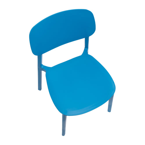 Silla apilable de plástico rígido "MARVIN"