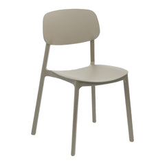 Silla apilable de plástico rígido "MARVIN"