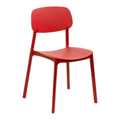 Silla apilable de plástico rígido "MARVIN"