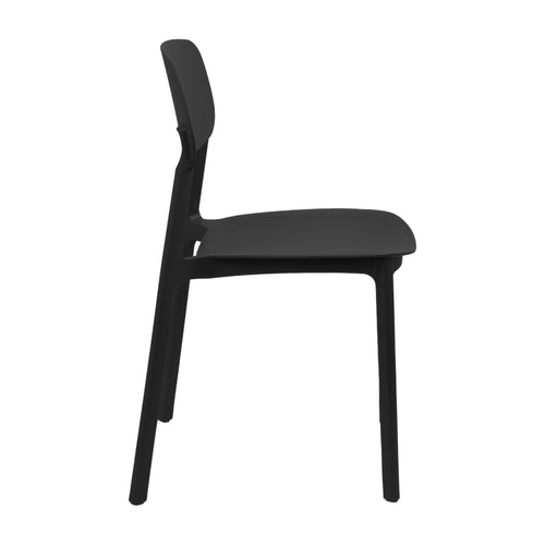 Silla apilable de plástico rígido "MARVIN"