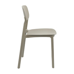 Silla apilable de plástico rígido "MARVIN"