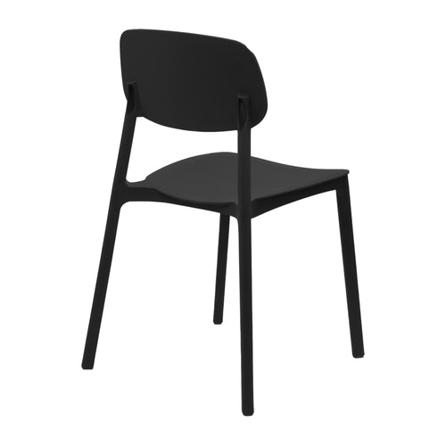 Silla apilable de plástico rígido "MARVIN"