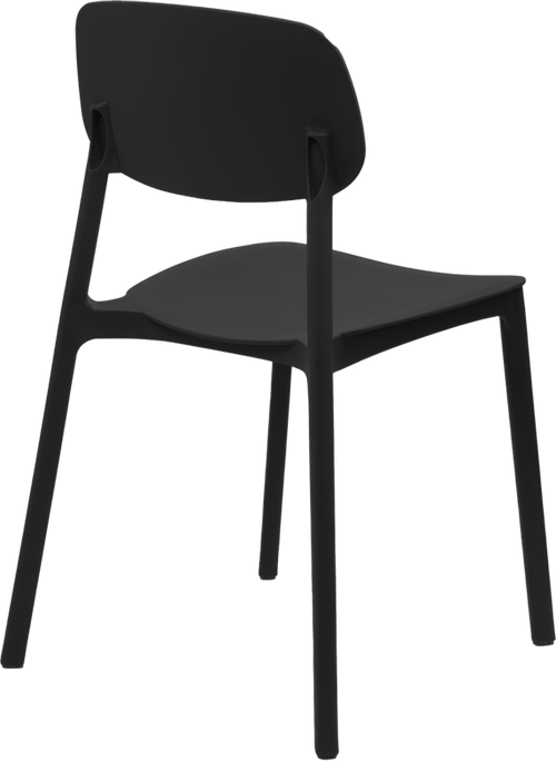 Silla apilable de plástico rígido "MARVIN"