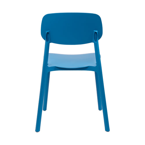 Silla apilable de plástico rígido "MARVIN"