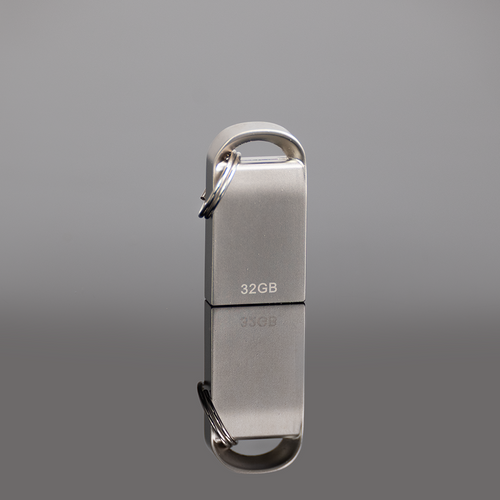USB 2.0 Mini-Pendrive "Lock" de Acero inoxidable 32GB