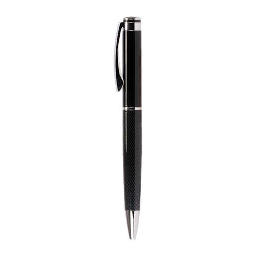 Bolígrafo ejecutivo "DARK" en estuche rígido negro.