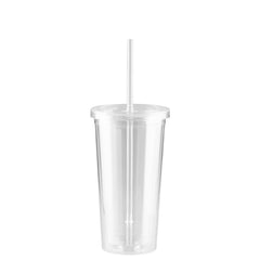 Vaso plástico doble pared aislante 600cc