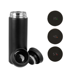 Termo doble pared de acero, con termómetro digital "SMART LID", 480cc