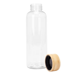 Botella PET tapa bamboo "AINOA" 550cc
