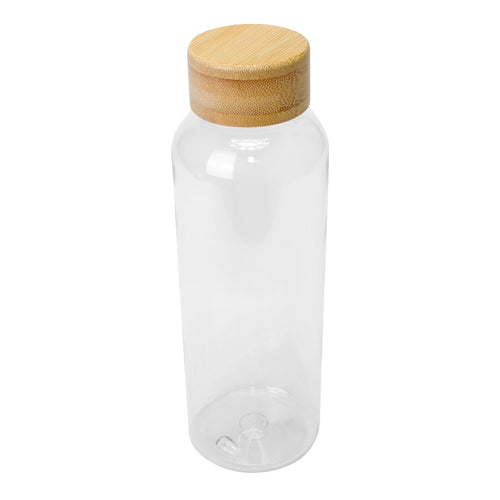 Botella PET tapa bamboo "AINOA" 550cc