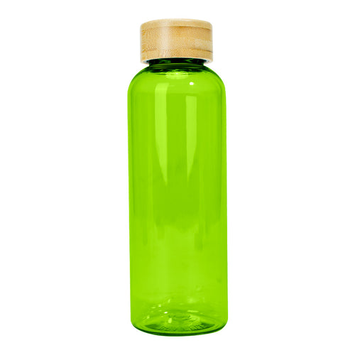 Botella PET tapa bamboo "AINOA" 550cc