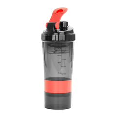 Vaso Gym para batidos proteína "SHAKE", con 4 compartimentos.