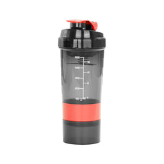 Vaso Gym para batidos proteína "SHAKE", con 4 compartimentos.