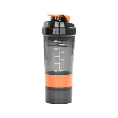 Vaso Gym para batidos proteína "SHAKE", con 4 compartimentos.