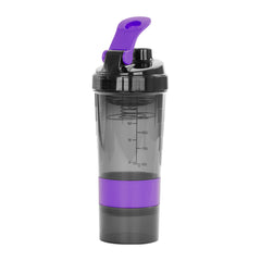 Vaso Gym para batidos proteína "SHAKE", con 4 compartimentos.
