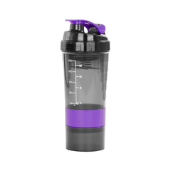 Vaso Gym para batidos proteína "SHAKE", con 4 compartimentos.
