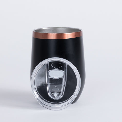 Vaso térmico negro/encobrizado "LEEDS" 350cc